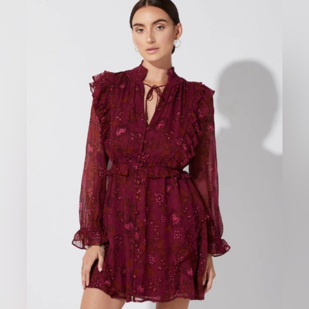 Cleobella Everly Mini Dress in Botanical Floral